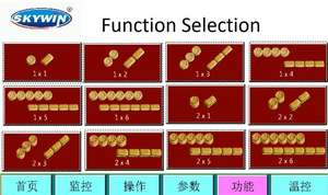 Machine à sandwichs Skywin de haute qualité, contrôlée par PLC, en acier inoxydable 304, pour biscuits moelleux et durs, fourrés à la confiture, à deux compartiments et une couleur - Product Image 6