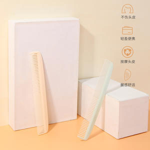 Peigne à cheveux double extrémité LMLTOP, grand, en plastique, portable pour les voyages, à usage général, avec dents fermées et ouvertes - Product Image 1