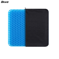 Bravo TPE Gel coussins de siège améliorés coussin de coccyx orthopédique antidérapant pour coccyx douleur chaise de bureau coussin de siège de voiture