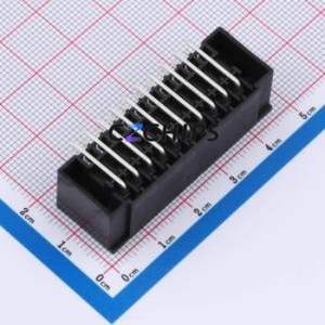 DB2ERHBM-3.5-2*10P-BK Plug-in Terminal Block Bent Lead Through Hole,P=3.5mm Board-to-Board / Socket - Closed Screw Fixing 2x10P - Product Image 2