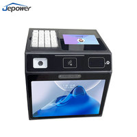 TX100T Plus 10.1 pouces Android 4G Scanner de veine de paume de bureau médical stocké capteur de lecteur de paiement sans contact