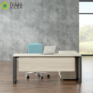 <span class=keywords><strong>Muebles</strong></span> de Oficina, Escritorio Ejecutivo, Estructura Metálica Moderna y Superficie de Madera, Garantía de 5 Años - Product Image 5