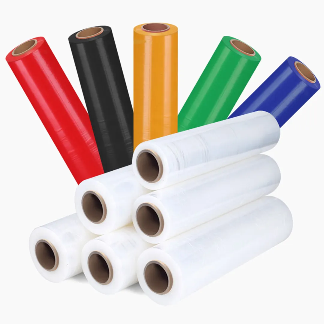 Handle and Machine use LLDPE Pallet Wrapping Stretch Film Plastic Polyethylene Film Pallet plastic lldpe Strech Film