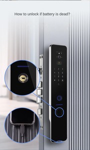 Enrique tuya IP66 không thấm nước Video intercom cửa thông minh khóa an ninh Nhận dạng khuôn mặt mật khẩu Kỹ Thuật Số vân tay Wifi - Product Image 3