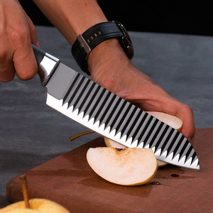 Cuchillo de Chef Profesional con Acabado Negro, Hoja de Acero Inoxidable, Mango Antideslizante para Preparación en Estación de <span class=keywords><strong>Mise</strong></span> en <span class=keywords><strong>Place</strong></span> - Product Image 2