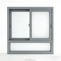 Ventana Corredera de Aluminio de la Serie 110, Moderna, Personalizada de Fábrica, con Aislamiento Acústico y Térmico, Certificación Energy Star