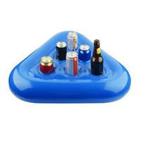 Porte-boisson gonflable coloré, 5 tasses, pour piscine, pour les fêtes, les bains à remous en plein air