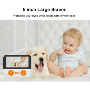 Monitor para Bebés de 5 Pulgadas, Conexión Inalámbrica de 2.4G, Cámara para Bebés, Programación de Alimentación, Monitoreo de Temperatura, Música Relajante Infrarroja - Product Image 5