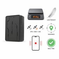 Mini Localizador GPS 4G LTE para Vehículos, Resistente al Polvo, 41.6g, Ligero, Triple Posicionamiento, Geocerca, Vibración, Seguimiento Inalámbrico Portátil en Tiempo Real