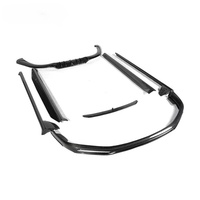 Convient à Porsche 911 992 Modification Upgrade TKT Style Dry Carbon Fiber Front Lip Rear Diffuser Side Skirt Body Kit