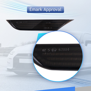 Hun khói ống Kính <span class=keywords><strong>LED</strong></span> Side Marker lần lượt tín hiệu ánh sáng cho Nissan Gtr R35 2007-2017 <span class=keywords><strong>LED</strong></span> Side Front Fender Marker ánh sáng - Product Image 5