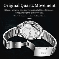 Montre personnalisée OEM 2926 pour homme, montres à quartz, étanches, décontractées, mode, chronographe à quartz