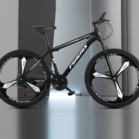 Vélo de montagne pour adultes, 24 pouces, 26 pouces, 21 vitesses, vélo tout-terrain, absorption des chocs, frein à double disque