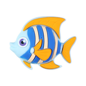 Perles en vrac en PVC et silicone en forme d'animaux marins 3D (Dauphin) pour la fabrication de bracelets, porte-clés et stylos DIY - Product Image 6