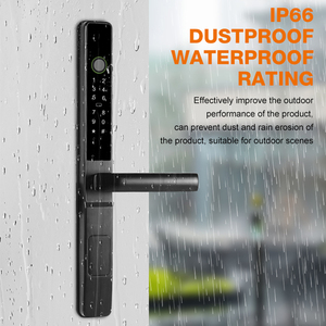 Tuya แอป WiFi ล็อคประตูอัจฉริยะเพื่อความปลอดภัยด้วยรหัสผ่านไบโอเมตริกซ์ - Product Image 5