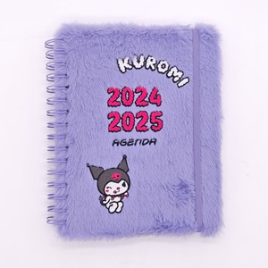 Cuaderno <span class=keywords><strong>de</strong></span> Peluche Kuromi, Papelería Kawaii Oficial con Licencia <span class=keywords><strong>de</strong></span> Sanrio, Diario Esponjoso para Adolescentes, Regalo para Niñas, Venta <span class=keywords><strong>al</strong></span> <span class=keywords><strong>por</strong></span> <span class=keywords><strong>Mayor</strong></span>, Regreso a Clases - Product Image 1