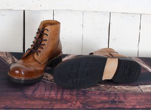 <span class=keywords><strong>Stivaletti</strong></span> Autunno Inverno in Vera Pelle per Uomo, Scarpe Vintage Classiche, Stivali Casual <span class=keywords><strong>da</strong></span> <span class=keywords><strong>Moto</strong></span>, per Uso Quotidiano, Economici e di Qualità - Product Image 5