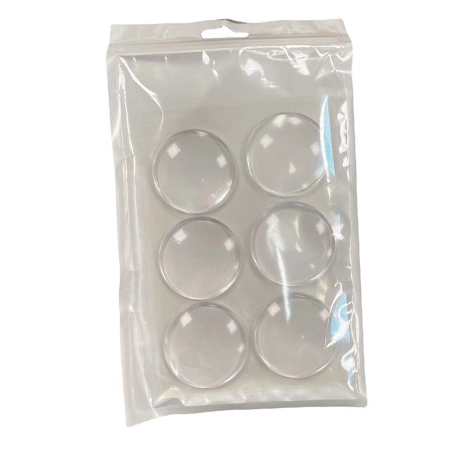 Transparent Self-Adhesive Door Stopper Soft Rubber Wall Protector Bumper Pads for Cabinets Baby Supplies Featuring Stylish