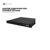 Commutateur de transfert statique automatique monophasé à double alimentation CA 220V STS, contrôle de surveillance multi-prises, direct usine