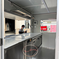 Petite remorque de nourriture mobile pour restaurant extérieur boulangerie crème glacée et camion de restauration rapide chariot à café-camion de nourriture pour usage professionnel