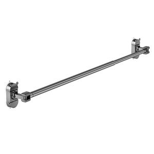 Tendedero telescópico ajustable, barra de secado redonda montada en la pared con ventosa para uso doméstico, sin necesidad de perforación - Product Image 1