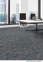 Dalles de moquette commerciales robustes 66x66, dos PVC, polypropylène, antistatiques, écologiques, pour maison et bureau, dalles modulaires