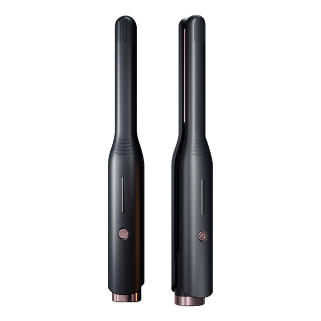 2 in 1 Portable Mini Professional Pencil Small Flat Iron Ceramic Beard Hair Straightener 450 Degrees for Men