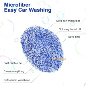 SS nueva cubierta de tela de repuesto de microfibra para cabezal de cepillo de mango largo de <span class=keywords><strong>coche</strong></span> cepillo de lavado de coches cubierta de mopa de felpa accesorios de limpieza de <span class=keywords><strong>coche</strong></span> - Product Image 3