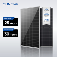 Module solaire Sunevo 750W 770W 800W 805W de type N avec double vitrage pour station solaire industrielle résistante aux vents forts et aux charges de neige