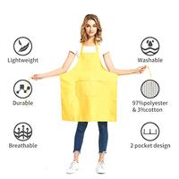Tablier personnalisé durable en poly coton avec broderie conception de sublimation bavoir de chef de cuisine pour adultes et professionnels