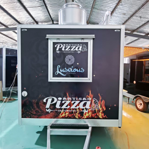Remorque alimentaire pour pizza en acier inoxydable et fibre de verre de 14 pieds, entièrement équipée avec un chariot alimentaire mobile pour la vente rapide de crêpes et de hot-dogs - Product Image 6