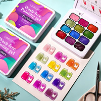 Gel de Peinture pour Ongles à Haute Saturation 16 Couleurs Sans Rinçage, Effet Pat-on, Résine, Dégradé Blush, Gel Pat Pat – Vente en Gros Exclusive OEM ODM