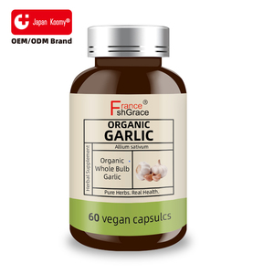 Fabricant en gros de compléments alimentaires à base d'ail, capsules d'ail végétaliennes à haute puissance, extra-fortes, à base d'ail entier, pour soutenir le système immunitaire, 60 capsules - Product Image 1