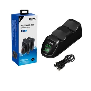 Soporte de cargador dual DOBE para controlador de <span class=keywords><strong>PS4</strong></span> soporte de base de carga inalámbrica para Dual Shock 4 Controle Base para <span class=keywords><strong>PS4</strong></span> Gamepad Joystick - Product Image 1