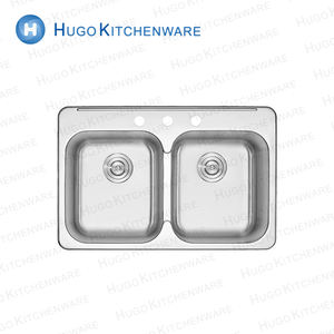 <span class=keywords><strong>Fregadero</strong></span> de cocina de doble cuenco de <span class=keywords><strong>acero</strong></span> <span class=keywords><strong>inoxidable</strong></span> de alta calidad, nuevo diseño 2025, fregaderos de cocina de <span class=keywords><strong>80</strong></span>*52 <span class=keywords><strong>CM</strong></span> a precio competitivo - Product Image 2