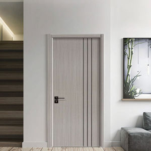 JX Portes intérieures modernes en bois écologique avec cadres prémontés décoratifs en bois WPC pour le salon Installation facile - Product Image 6