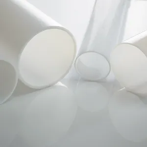 F4 plastik boru hortum özelleştirme Te flon boru plastik Ptfe büyük çaplı PTFE tüp