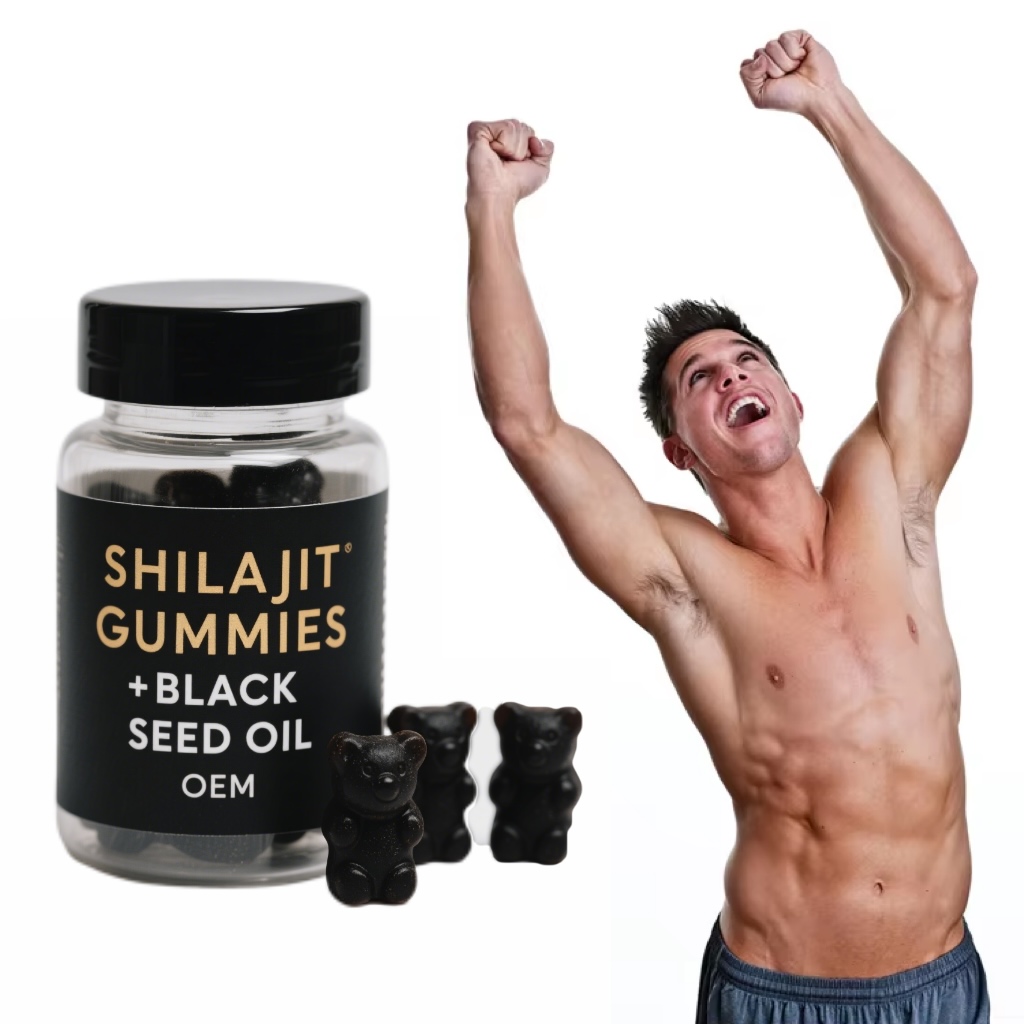 Best Quality PURE HIMALAYAN SHILAJIT GOLD GUMMIES 3000mg Plant Extracts with Ashwagandha Black Maca