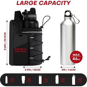 <span class=keywords><strong>Sac</strong></span> <span class=keywords><strong>isotherme</strong></span> de luxe personnalisé pour <span class=keywords><strong>bouteille</strong></span> d'eau de sport avec poche pour téléphone portable - Product Image 5