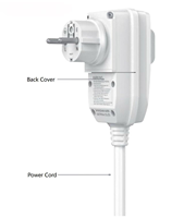 Norme européenne KAPER KPPR-10-BP Certifié CE 10A 5mA Prise RCD blanche pour chauffe-eau