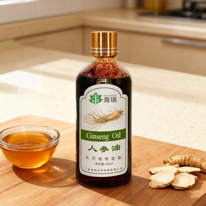 Huile Essentielle de Panax Ginseng en Vrac, Extrait Concentré, Huile d'Extrait de Racine de Ginseng, Approvisionnement Direct Usine - Product Image 1