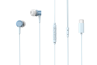 Auriculares Intrauditivos con Cable Tipo C, Metálicos, con Micrófono, Control de Volumen, Sonido Perfecto, Controlador Dinámico, TPE 1.2m, Logotipo Personalizado