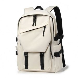 Sac à dos de cyclisme Flying Fashion en cuir véritable avec cadre externe, grande capacité, pour collégiens et couples - Product Image 2