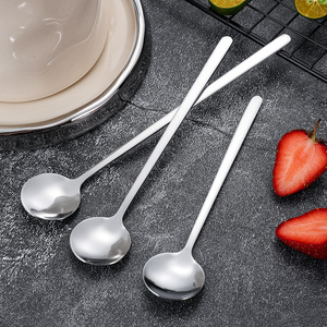 Vàng thép không gỉ dài-xử lý muỗng 10ml cà phê khuấy Muỗng cho hộ gia đình bán buôn kim loại dao kéo - Product Image 4