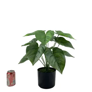 Simulazione di piante artificiali in vaso vendite all'ingrosso di piante verdi in fabbrica di decorazioni per soggiorno in vaso di ananas verde a basso costo