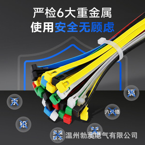 สายรัดเคเบิลไนลอนแบบใช้ซ้ำได้ Boao Pa66 1-1.02 มม. Ul94v-2 ทนไฟ สำหรับจัดระเบียบสายไฟ - Product Image 3