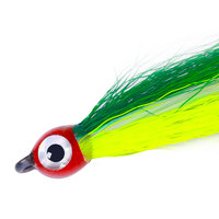 Großhandel 5pcs Feather Single Hook mit Auge Süßwasser Forelle Bass Angelhaken 4/0 # Jigging Lure Bait Angeln für große Fische