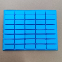 Moule en silicone de qualité alimentaire à 40 cavités rectangulaires étroites pour bonbons au caramel, barres de chocolat, truffes, ganache, gelée, praline, brownie