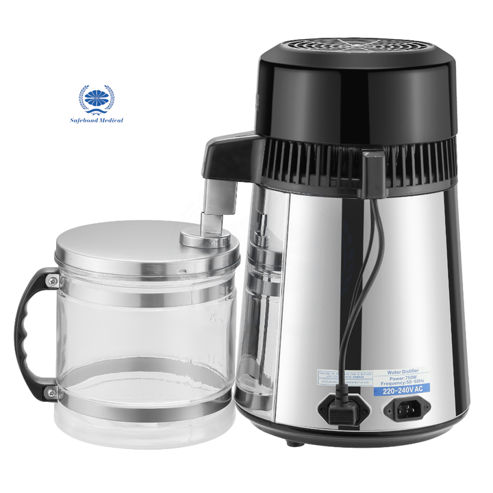 100% Pure Water Machine Body 4l Electric Portable Water Distiller 