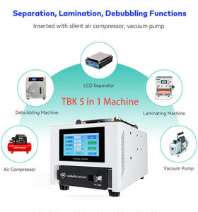 Laminateur OCA 3-en-1 en acier allié TBK-208M S2, séparateur d'écran LCD, dissolvant de bulles, valve à pression constante numérique 110V/220V pour téléphone portable - Product Image 6